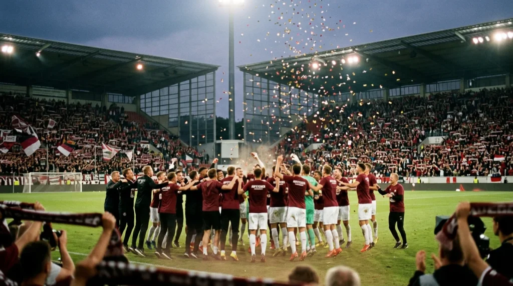 Quotenverlauf bei Aufstiegswetten in der 2. Bundesliga über eine Saison