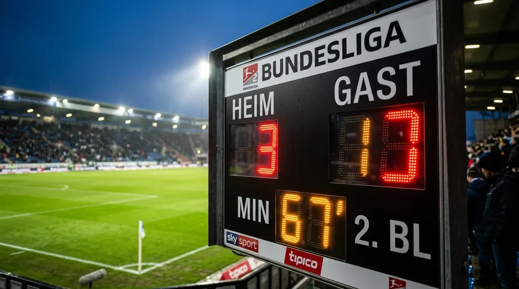 Statistische Auswertung von Torlinien für Über/Unter-Wetten in der 2. Bundesliga